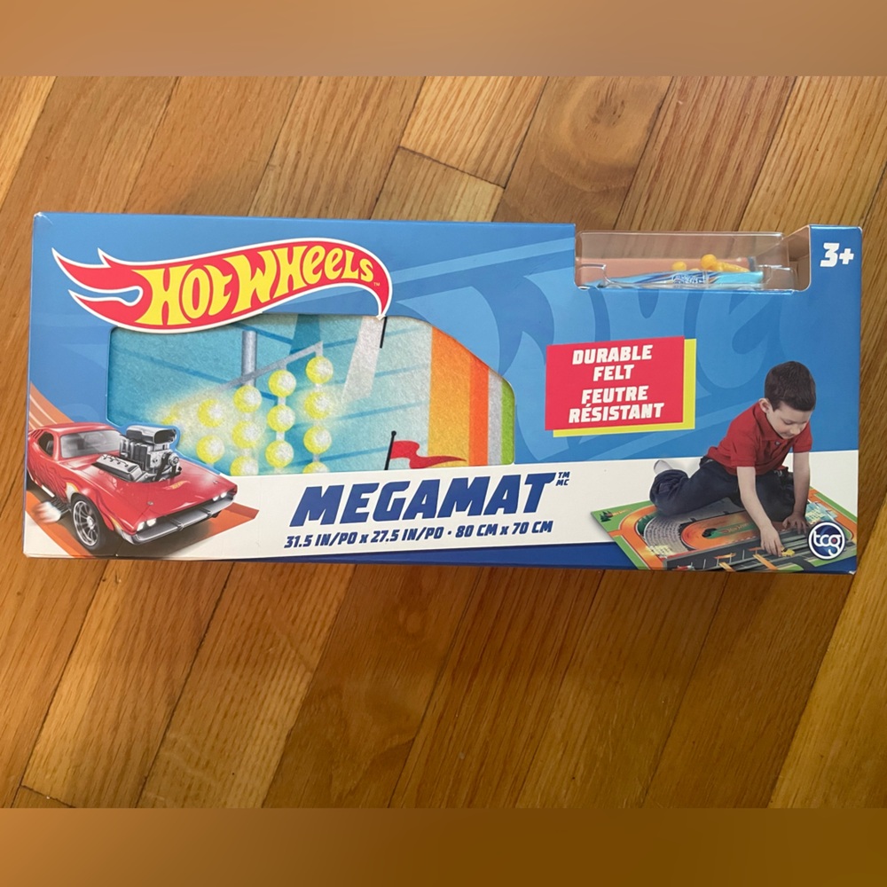 Hot Wheels Mega Mat with Colorful Design